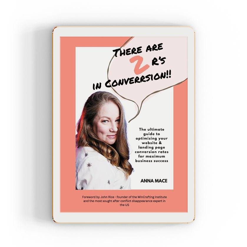 There Are 2 Rs in Converrsion!! by Anna Mace shown on a Kindle